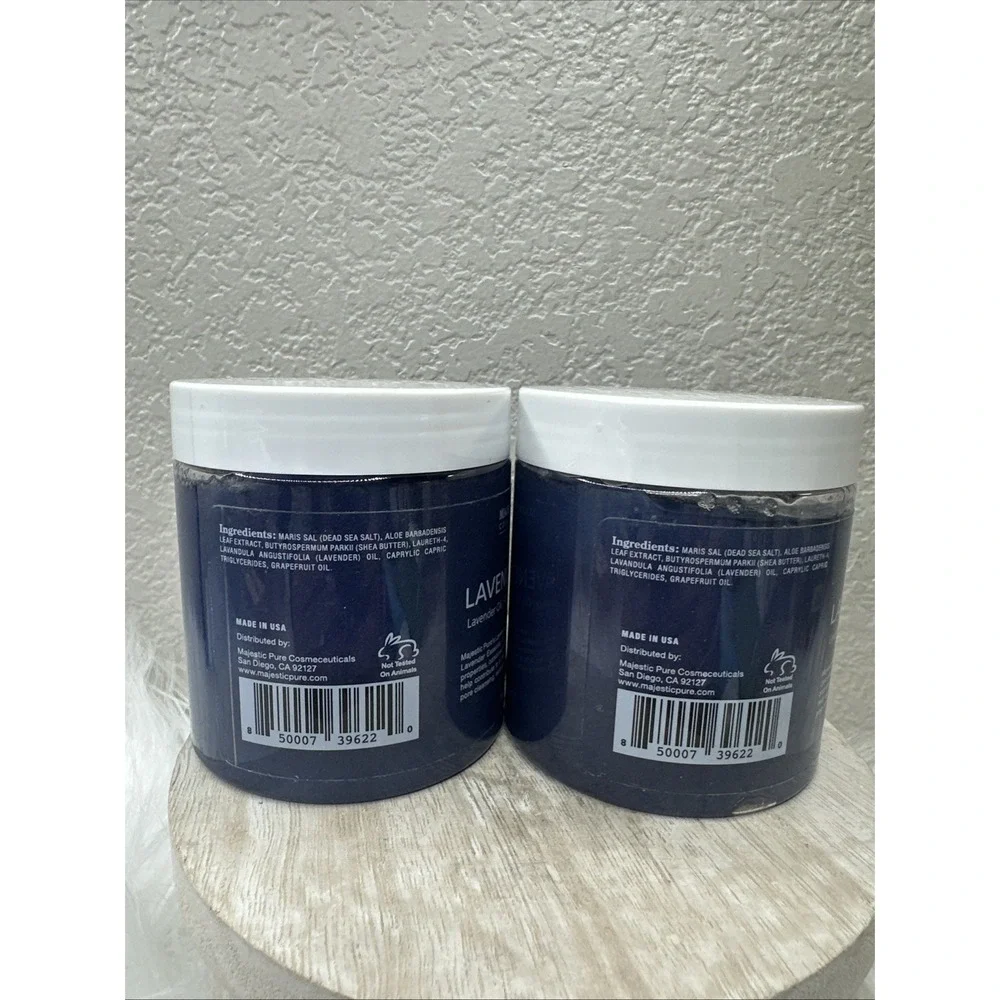 $29‎ 🌙 X2 Majestic Pure Cosmeceuticals Lavender Scrub 10oz NEW